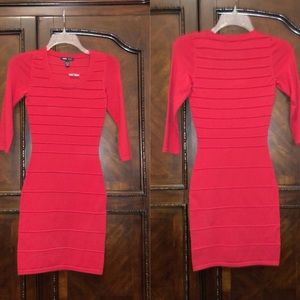 Mango new bandage red dress